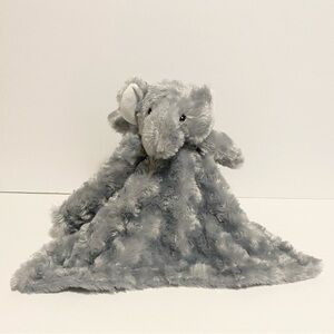 Necessities TenderTyme Gray Elephant Lovey Baby Security Blanket Swirl Plush